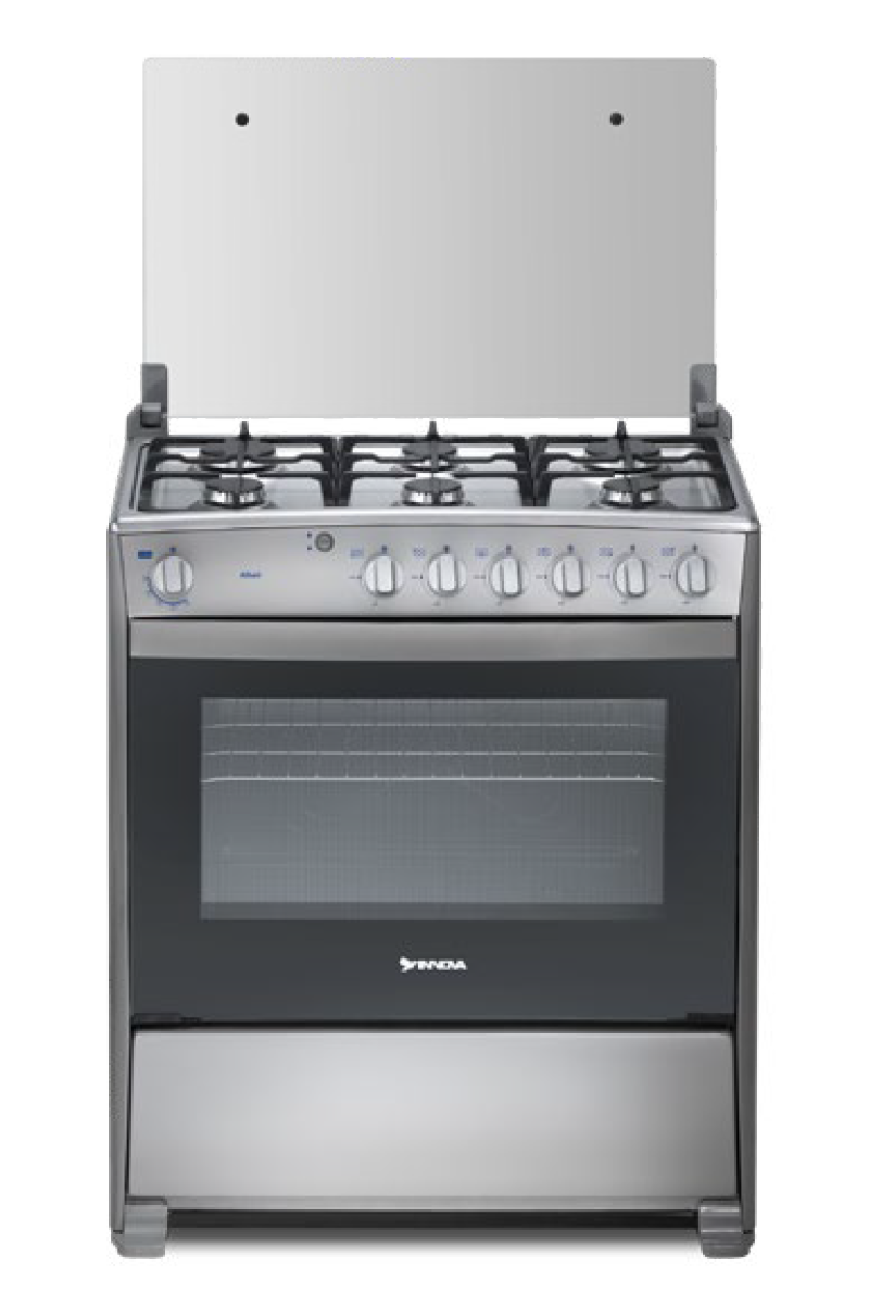 COCINA A GAS, 6 QUEMADORES IN-ALGELI CROMA INNOVA 32"