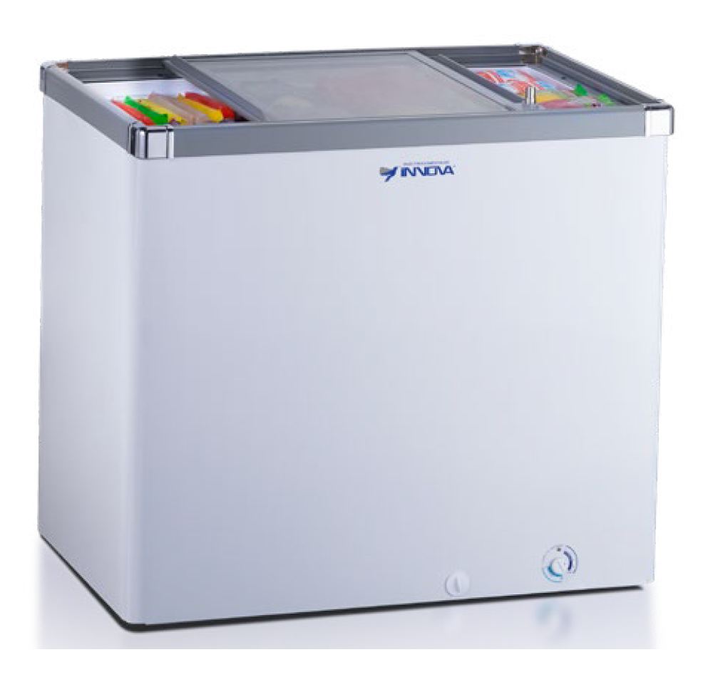 CONGELADOR IN PARROT 241 LITROS INNOVA Congelador con tapa de vidrio IN-PARROT 1200 T/V BL
